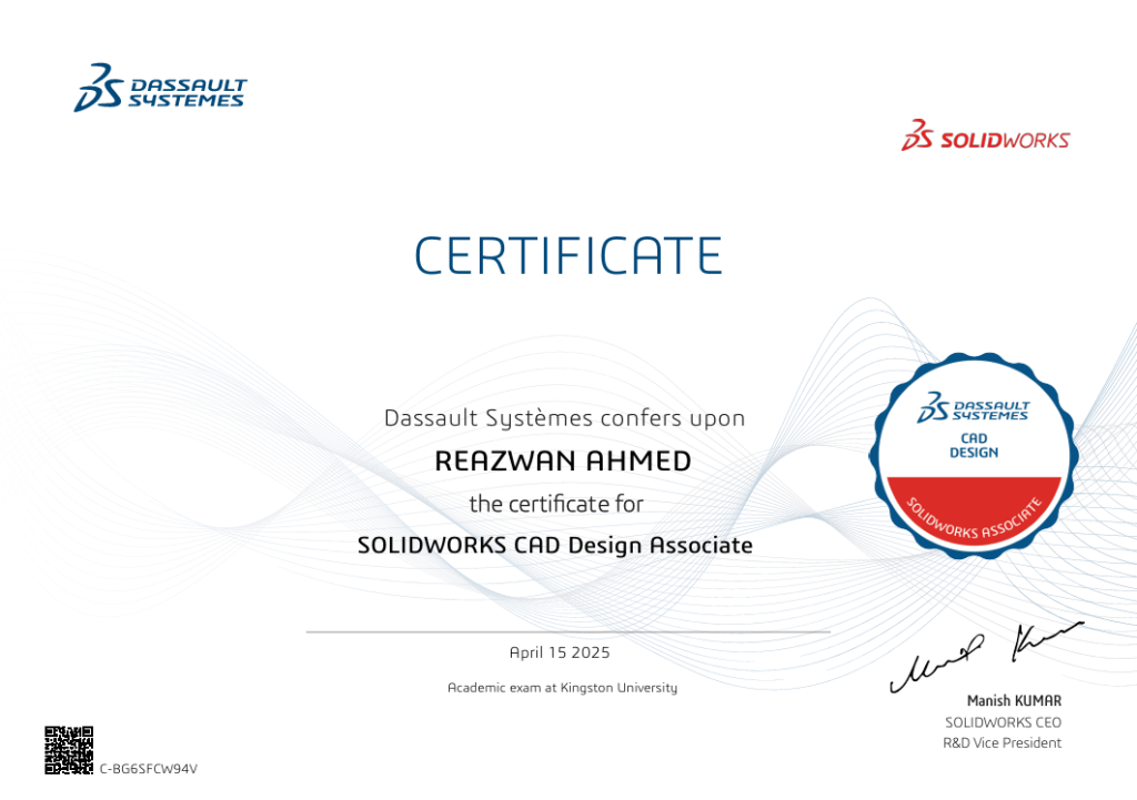 Solidworks CWSA